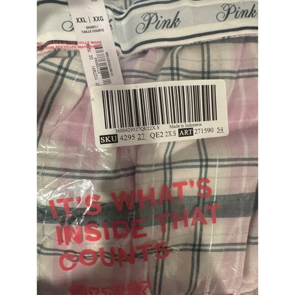 Victoria's Secret Pink Other - Victorias Secret Pink Plaid Pajama Pants XXL